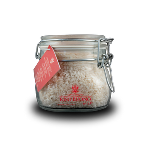 Riso Buono Carnaroli Rice Bormioli Rocco Jar 0.5L 450 g. - Italian Market