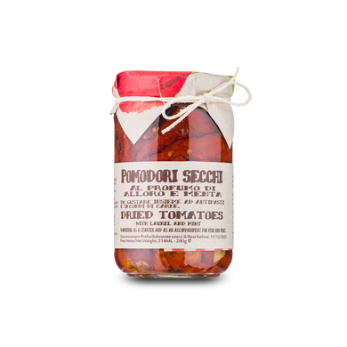 Dried tomatoes, bay leaf and aromatic herbs - 280g - Italian Market