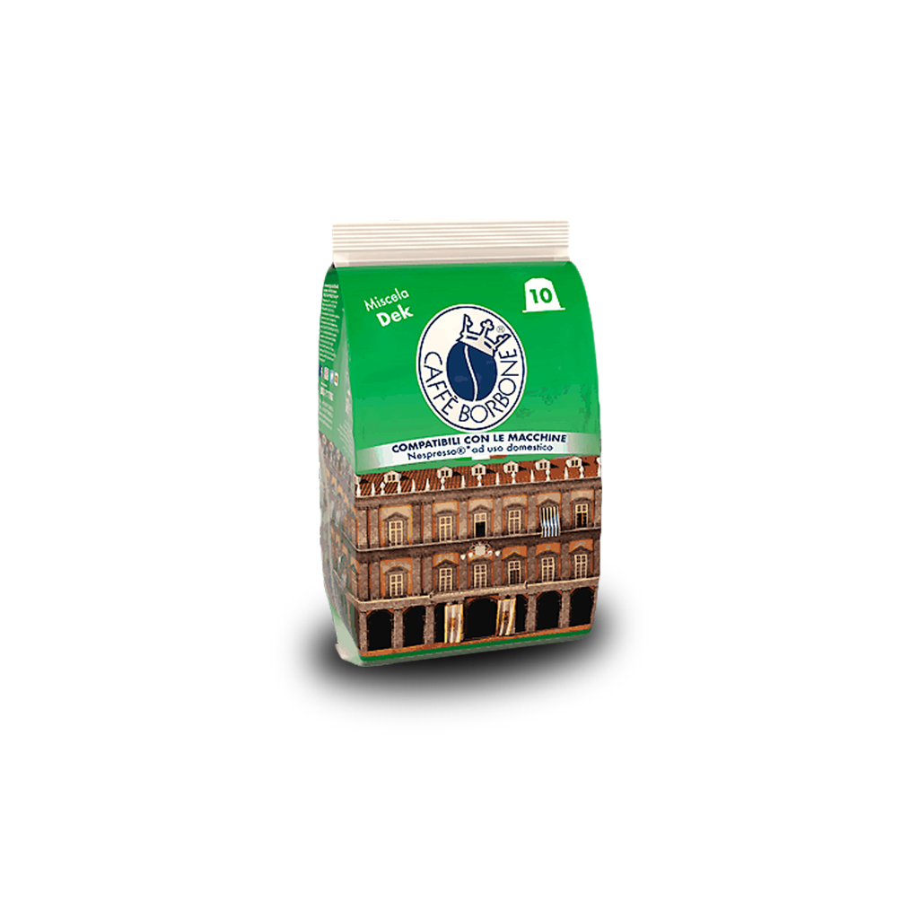 Decaffeinated Coffee Borbone Nespresso ® compatible 10 capsules Dek Italian Market - Italian Market