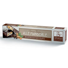 Load image into Gallery viewer, Chocolate coated soft almonds nougat, covered with chocolate  Stocco 175gr
